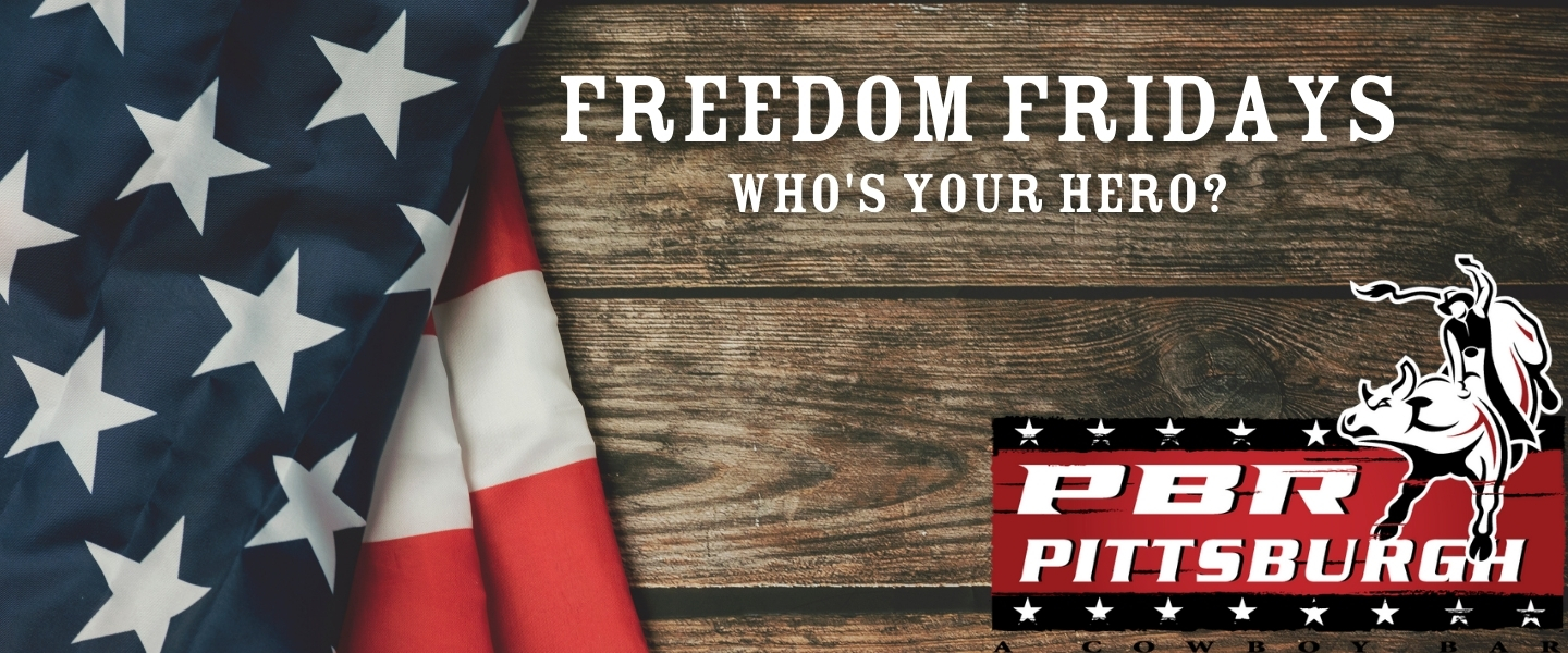 Freedom Fridays American Flag and PBR Logo