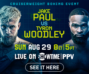 Paul vs. Woodley Event Poster